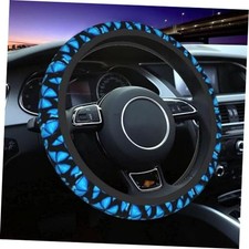 Blue Butterfly Steering Wheel Covers Non Slip Neoprene Steering Wheel Black18 Blue Butterfly Steering Wheel Covers Non Slip Neoprene Steering Wheel Black18