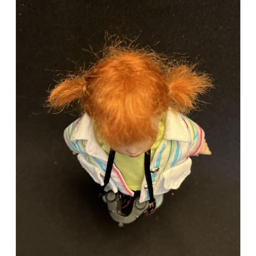 Kish 8” Red hair Tulah Explorer Girl Doll With Rain Boots Jacket Binoculars 2004 - Picture 8 of 13