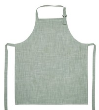 25x31 Inch Green 100 Cotton Chambray Chef Apron Pockets Adjustable Neck