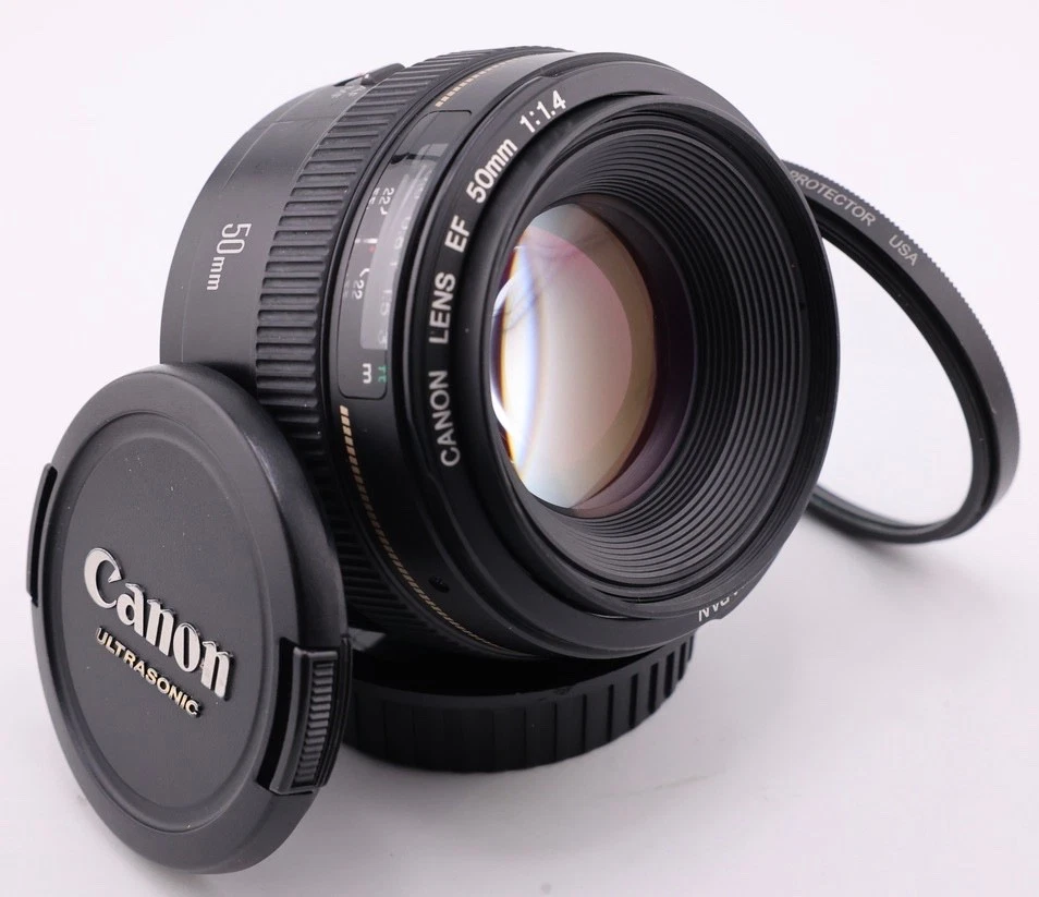 ▲【美品】Canon LENS EF 50mm f:1.4 Canon EF 50mm f/1.4 USM Lens 2515A003 B&H Photo Video