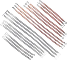 18 Pcs Universal Automotive Ground Straps 10/15/20 Inch Engine Ground Wire Strap