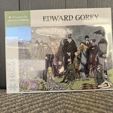 Pomegranate EDWARD GOREY 1000 Piece Puzzle New Sealed 29x20