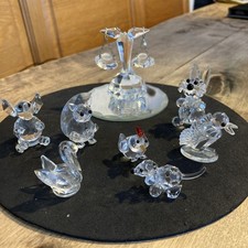 7 Tiere und Sternzeichen Waage ,Kristallglas, Preciosa