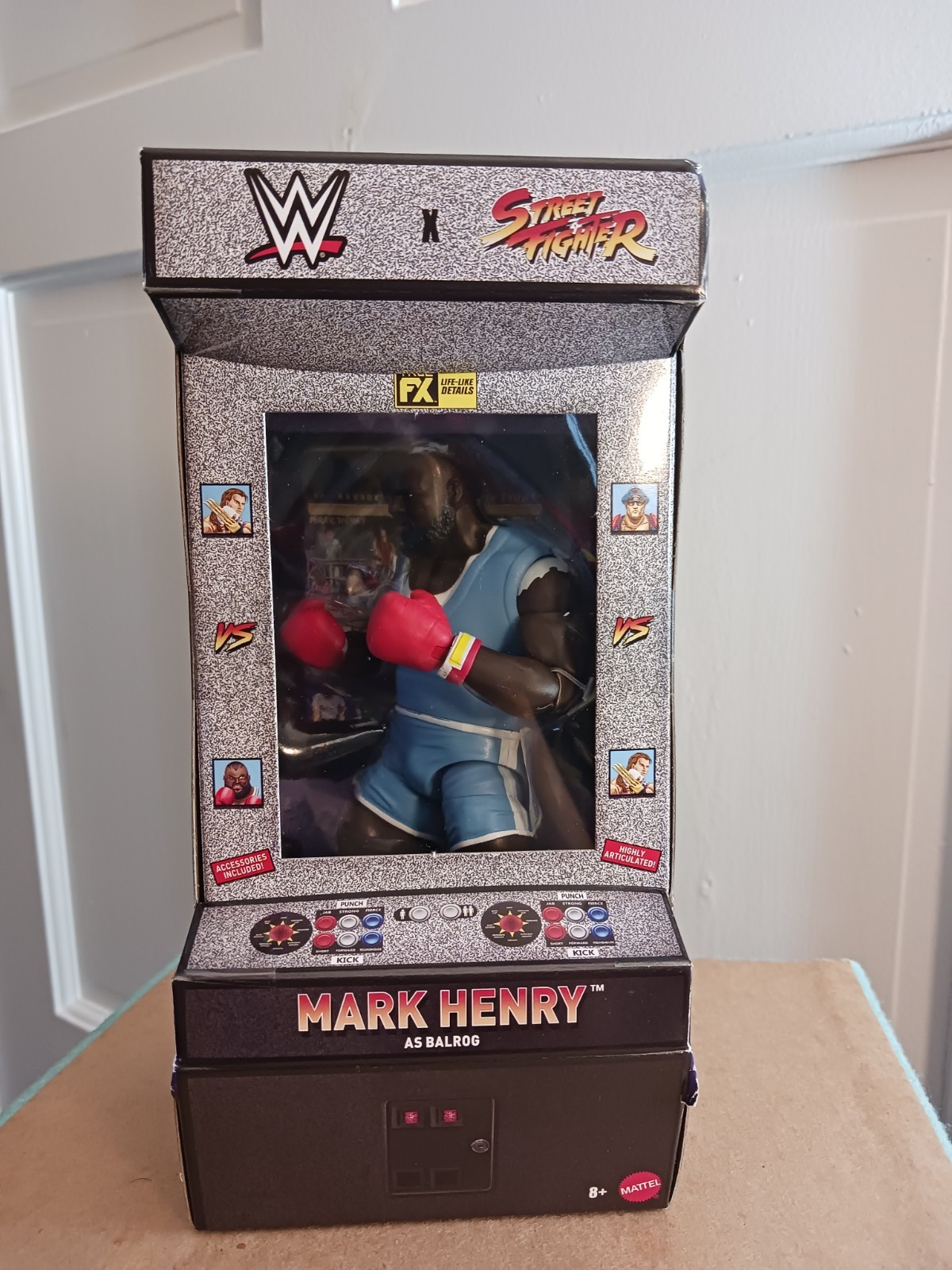 WWE X STREET FIGHTER Mark Henry as Balrog Elite Figure New