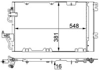 Kondensator Klimaanlage Mahle AC 375 000S FüR Astra Opel Zafira Family GTC A04