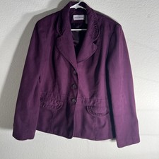 Preowned Women  s Alfred Dunner Blazer Size 12