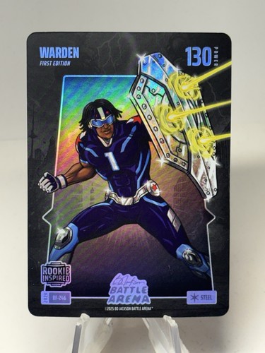 2025 Bo Jackson Battle Arena Warden Cam Ward RC BF-246 Steel Battlefoil