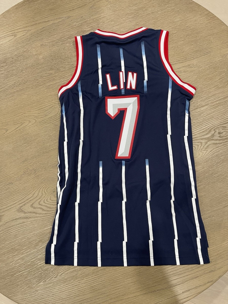 Adidas NBA Houston Rockets Jermey Lin 7 Hardwood Classics Jersey