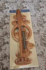 Vintage Mainstays Bathroom Wooden Accessories Set Towel Bar Ring Paper Holder