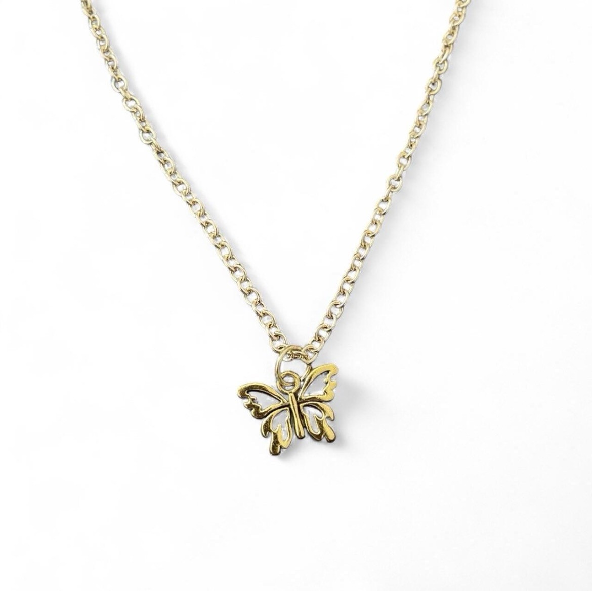 Gold Butterfly Necklace