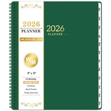 2026 Planner - JAN.2026 - DEC.2026, 2026 Planner Weekly and Monthly, 9 x 11,