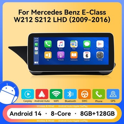10.25'' Android 14 Autoradio WiFi DAB+ SWC Für Mercedes E-Klasse W212/S212 NTG4.0