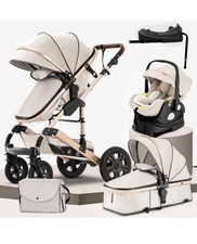 Baby Stroller Combo Car Seat, Baby Travel System,Standard Reversible BG 3 in 1