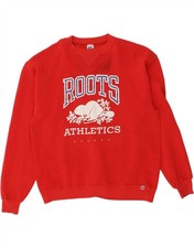RUSSELL ATHLETIC Womens Graphic Sweatshirt Jumper UK 18 XL Red Polyester BP73