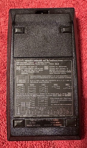 HP-35 Vtge Handheld Scientific Calculator Later Version EXLNT Cond. Works Great - Picture 5 of 15
