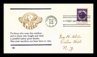 US COVER FIRST DAY OF ISSUE HONORING WWII VETERANS 3C POSTAGE MAY 9 1946