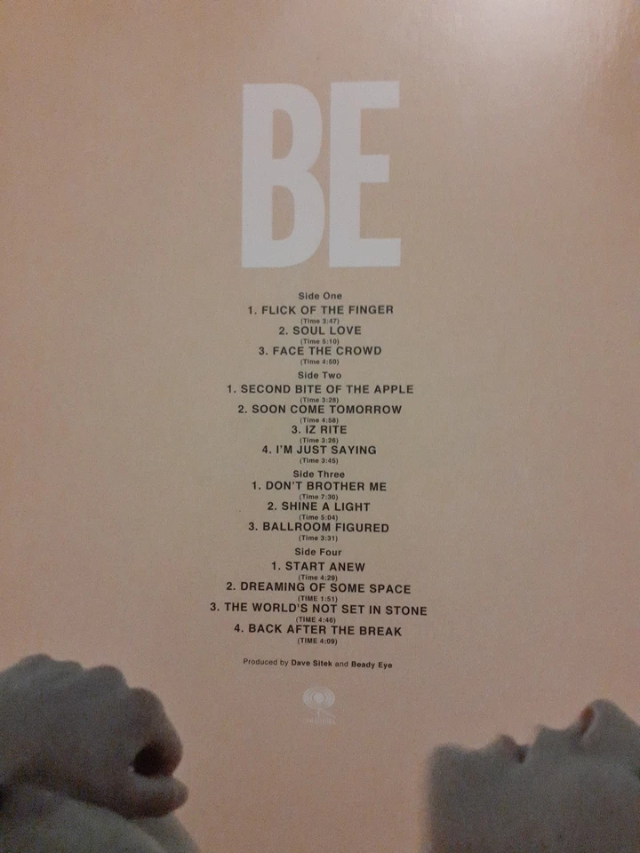 Beady Eye Oasis Be 12" Vinyl Double LP with Poster and Gatefold Sleeve - Image 3 of 4