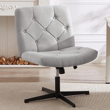 Swivel Ergonomic High Back Mesh Office Chair with Retractable Footrest, Adjus...