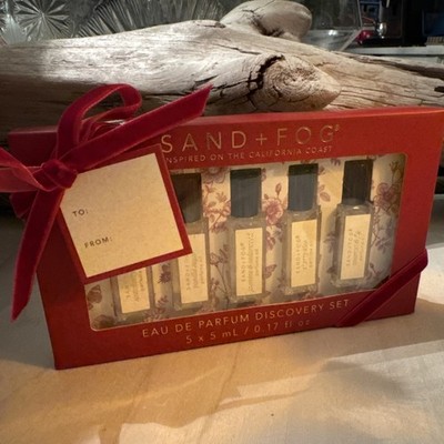 Sand and Fog Eau de Parfum Discovery Set 5x5 mL 0.17 fl Oz strawberry spritz 