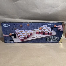 Table Top Games Miniature Beer Pong Party Game Set