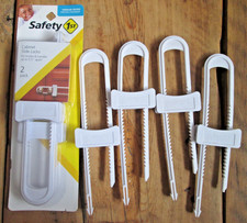 Safety 1st 6 Pieces Cabinet Locks Proof U-Shaped Proofing Drawers Knobs Handles