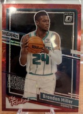 2023-24 Donruss Optics The Rookies #1 Brandon Miller Red Scope