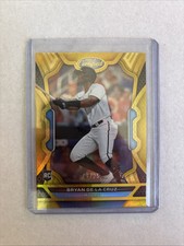 2022 Panini Chronicles Certified Gold Bryan De La Cruz  #9 Marlins /25 (RC)