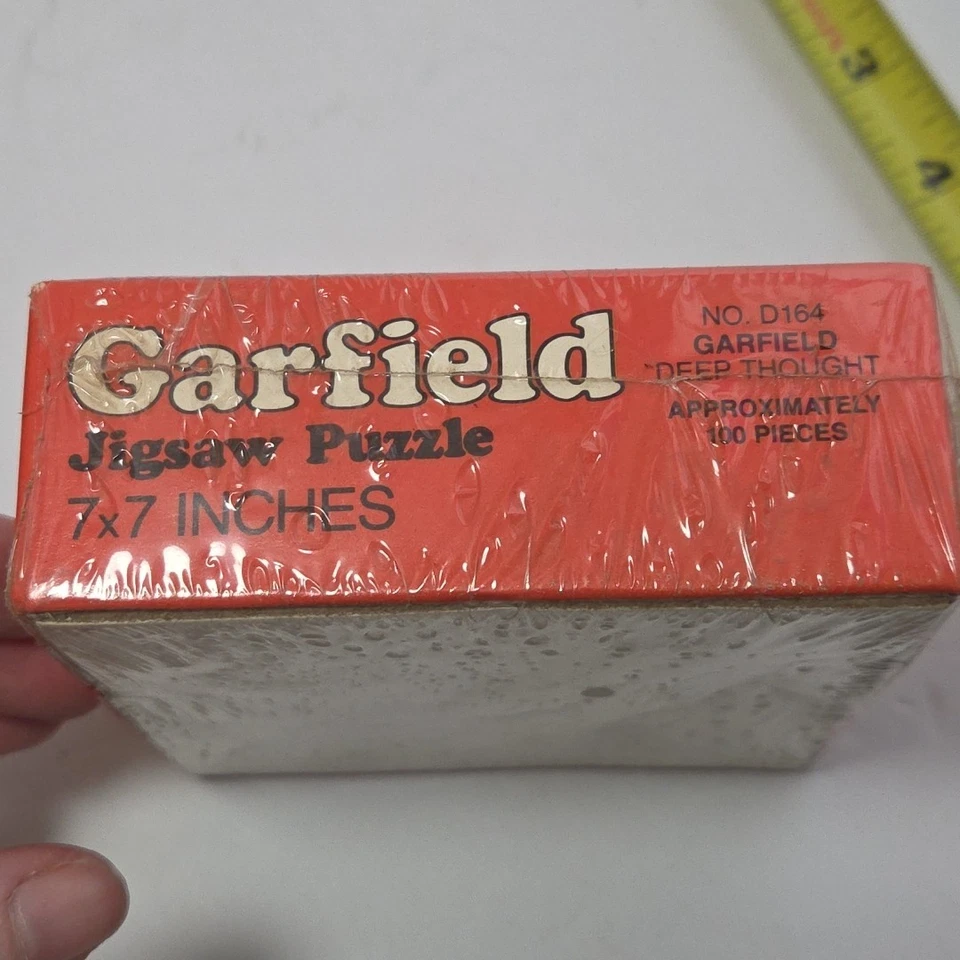 Rompecabezas Garfield de colección aproximadamente 100 piezas pensamiento profundo Jim Davis nuevo en caja Foto 2 de 4