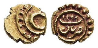 FITZ INDIA MYSORE TIPU SULTAN FANAM PATAN MINT GOLD ISLAMIC ±±BAM525