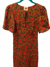 Anthropologie Farm Rio Tucano Paradise MIDI Size XS Multicolor Print