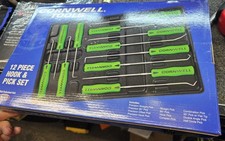 New Cornwell Tools 12 Piece Hook & Pick Set CTG812HPSG Green FREE SHIPPING 