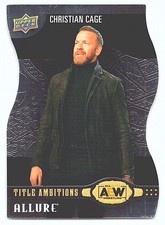 2022 Upper Deck Allure AEW #TA-35 Christian Cage Title Ambitions