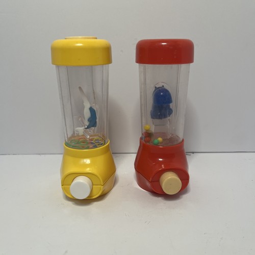 Lot of 2 Tomy & Milton Bradley Wee Wonderful Waterful Crab & Fish Water Toy