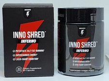 Innosupps Inno Shred Inferno Fat Burning 60 Capsules New Sealed Exp. 04/2027