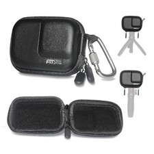 PU Black Mini Carrying  Protective Hard Shell Travel Storage Hard Case