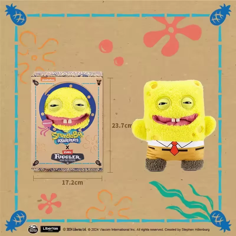Zuru Fuggler x Spongebob Squarepants Keychain Plush Set - Original ! - Image 3 of 3