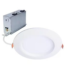 HALO HLBC 6 in. Ultra-Slim Regressed LED Downlight Selectable CCT with D2W