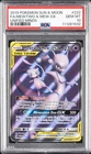 2019 POKEMON SUN & MOON UNIFIED MINDS #222 FULL ART/MEWTWO & MEW GX PSA 10