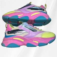 Steve Madden JPOSSESSION Platform Chunky Sneakers - Women's Size 3M