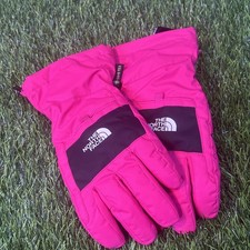 The North Face Youth Large Winter Gloves Pink Black   Excellent Condition