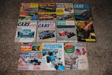 11 Vintage 50s 60s Car Magazines Motor Trend Cars Speed Mechanics Rod & Custom