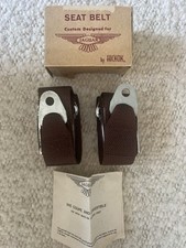 Nos Hickok Jaguar Xke E-type Seat Belts Rare Dark Tan