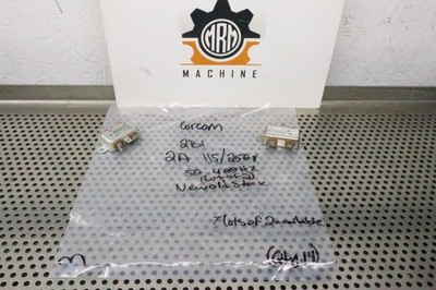 Corcom 2B1 EMI Filter 2A 115/250V 50-400Hz New Old Stock (Lot of 2)