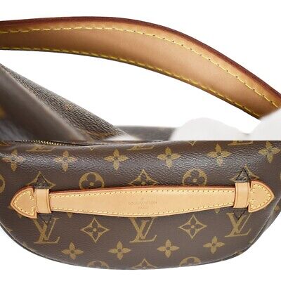 LOUIS VUITTON Bum Bag Body Bag Monogram Leather Brown France LOUIS VUITTON Bum Bag Body Bag Monogram Leather Brown France
