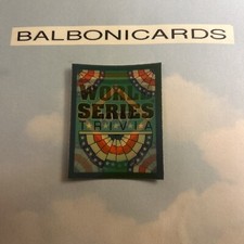 1991 Score - World Series Trivia Inserts #18 Lew Burdette Atlanta Braves NM+
