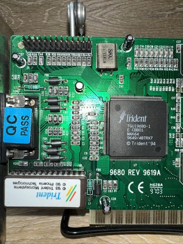 PT-590X TRIDENT MICROSYSTEMS PCI VIDEO CARD TRIDENT TGUI9680-1 - Picture 3 of 10