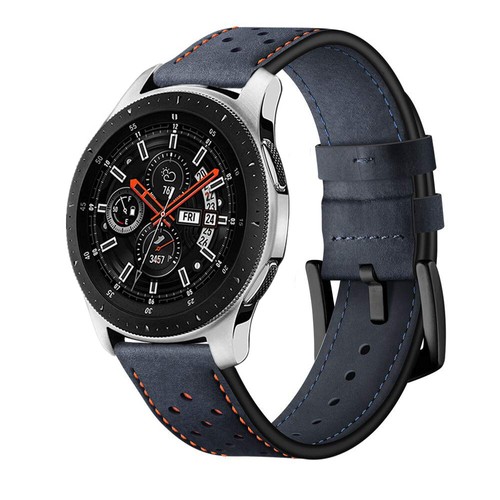 Para Samsung Galaxy Watch 46mm 42mm Clásico Cuero Genuino Banda Reloj Cinturón Lo último - Imagen 24 de 33