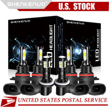 For Buick Rendezvous 2002-2007 - 6x 6000k Led Headlight Hi-lo Fog Light Bulbs