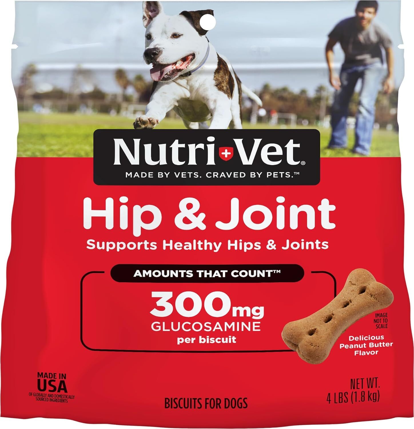 Hip & Joint Biscuits For Dogs - Tasty Dog Glucosamine Treat & Dog Join