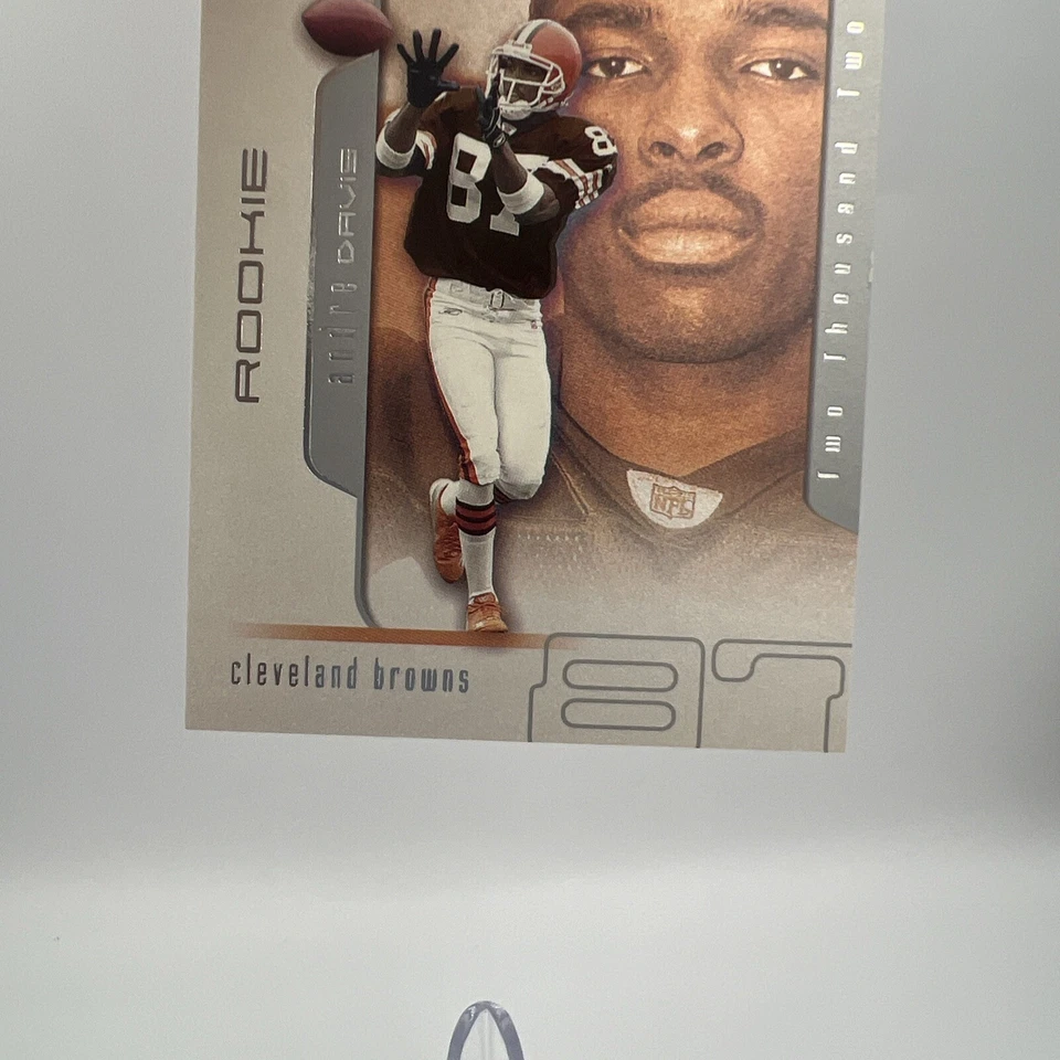 2002 Flair Football Card #106 Andre Davis Rookies 594/1250 - Image 3 of 4